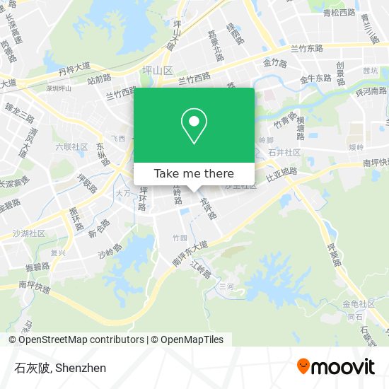 石灰陂 map