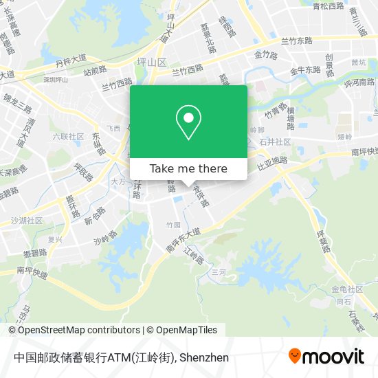 中国邮政储蓄银行ATM(江岭街) map