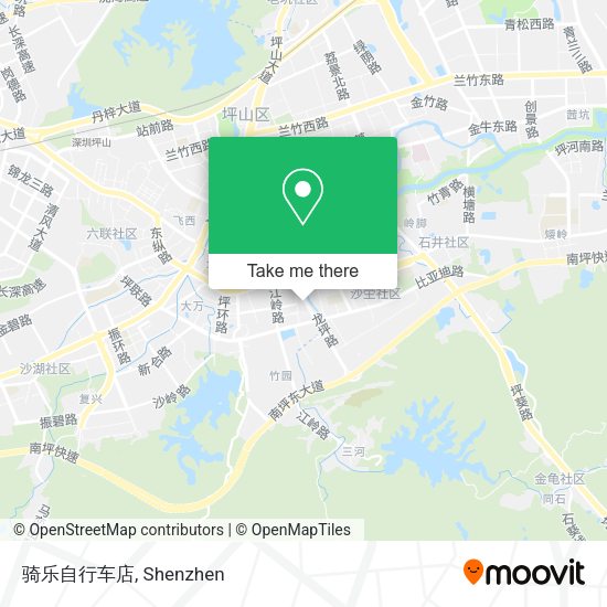骑乐自行车店 map