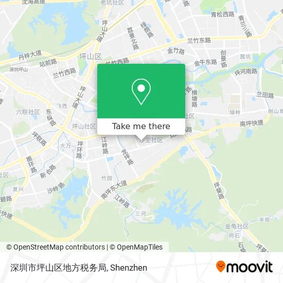 深圳市坪山区地方税务局 map