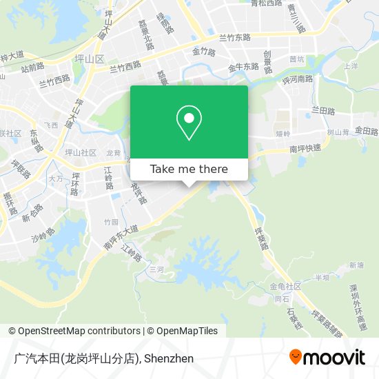 广汽本田(龙岗坪山分店) map