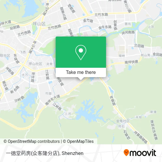 一德堂药房(众客隆分店) map