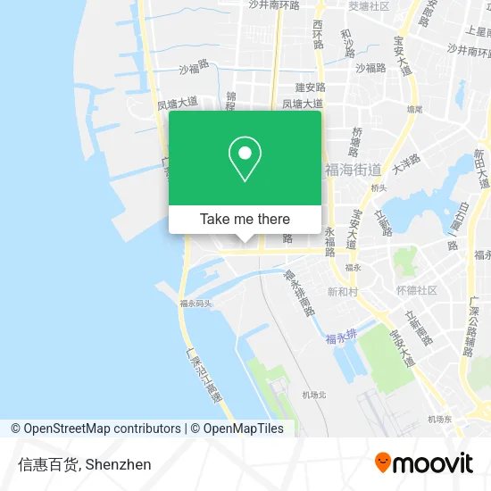 信惠百货 map