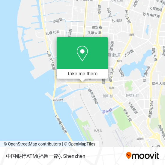 中国银行ATM(福园一路) map