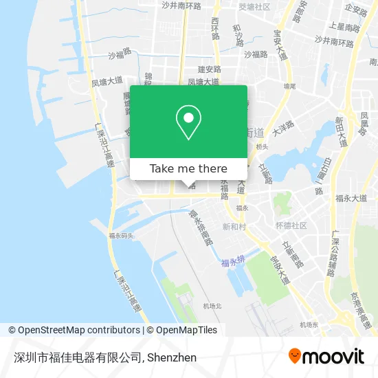 深圳市福佳电器有限公司 map