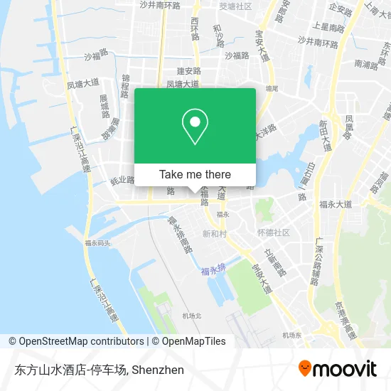 东方山水酒店-停车场 map