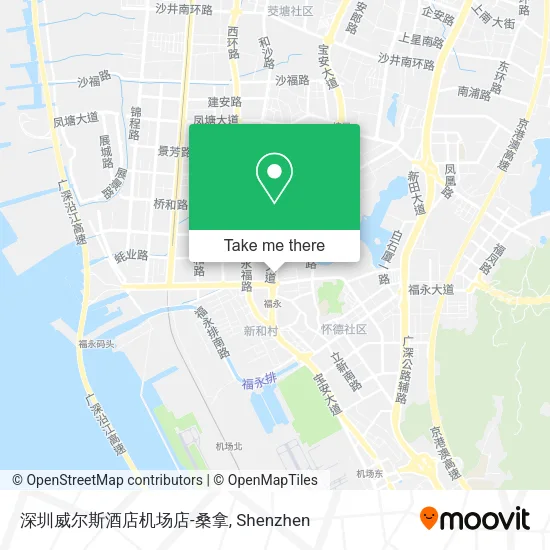 深圳威尔斯酒店机场店-桑拿 map