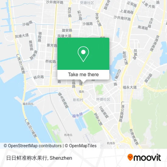 日日鲜准称水果行 map