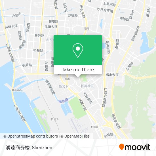 润臻商务楼 map