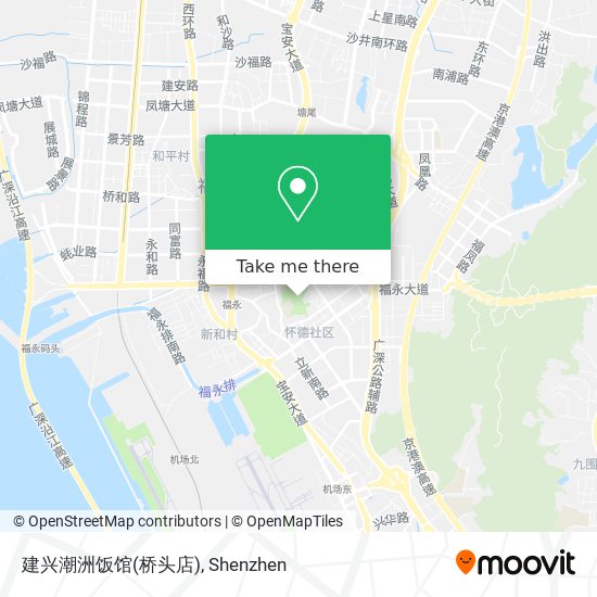 建兴潮洲饭馆(桥头店) map