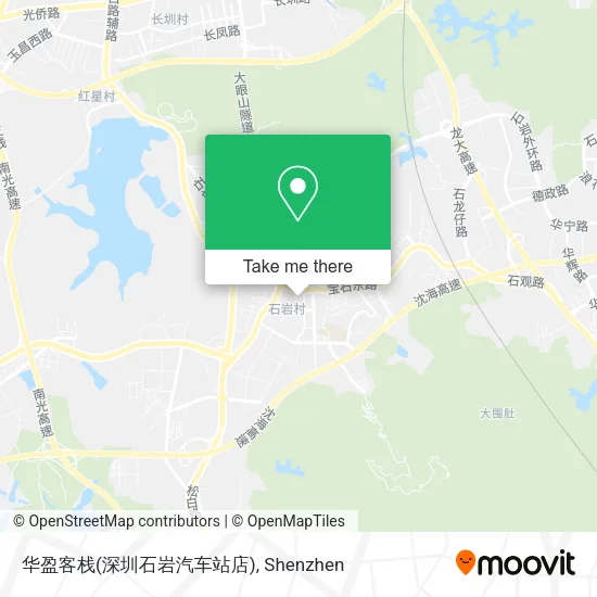 华盈客栈(深圳石岩汽车站店) map