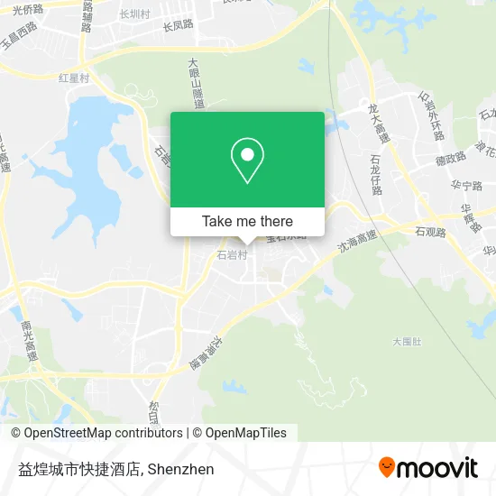 益煌城市快捷酒店 map