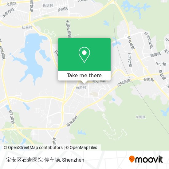 宝安区石岩医院-停车场 map