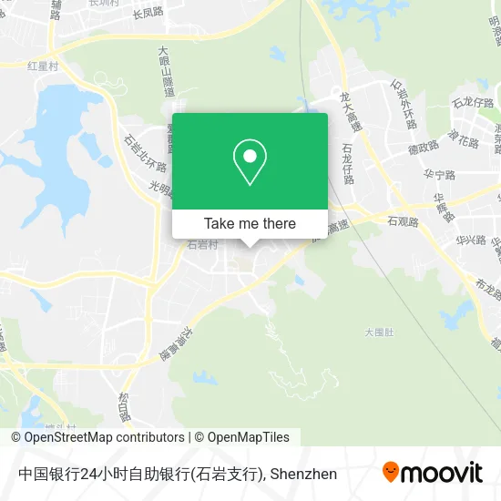 中国银行24小时自助银行(石岩支行) map