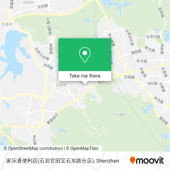 家乐通便利店(石岩官田宝石东路分店) map