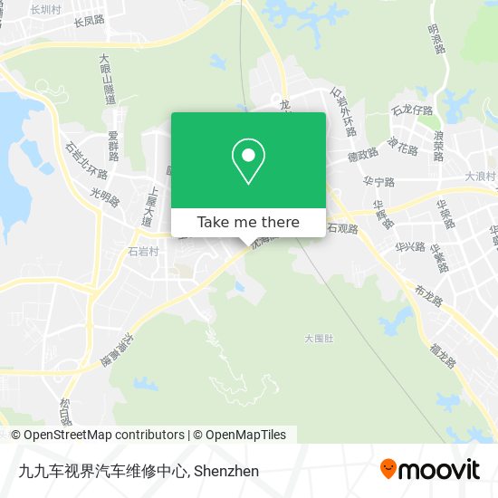 九九车视界汽车维修中心 map