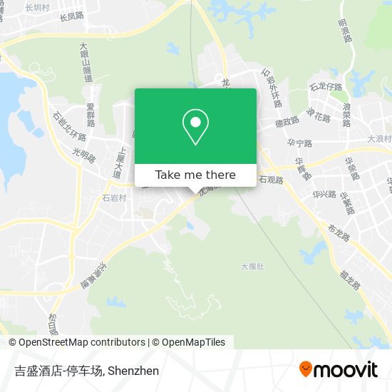 吉盛酒店-停车场 map