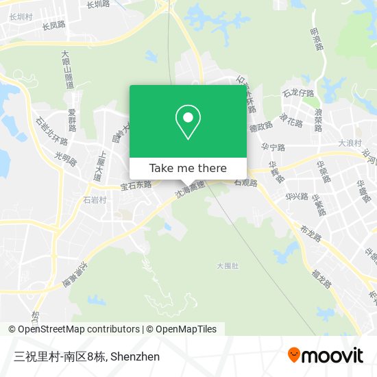 三祝里村-南区8栋 map