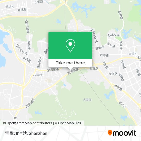 宝燃加油站 map