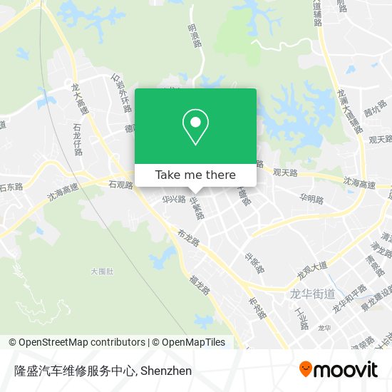 隆盛汽车维修服务中心 map