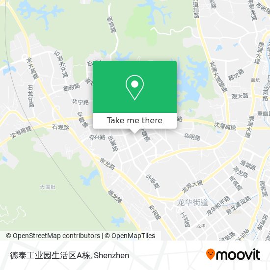 德泰工业园生活区A栋 map