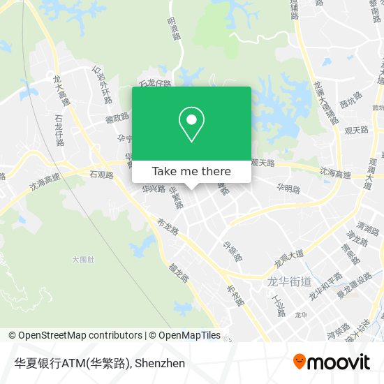 华夏银行ATM(华繁路) map
