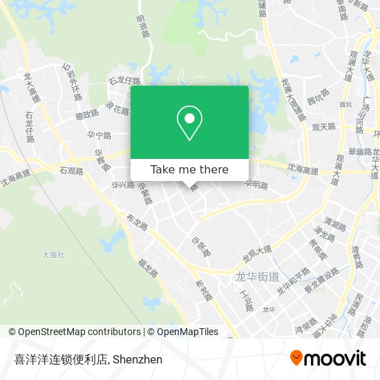 喜洋洋连锁便利店 map