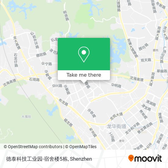 德泰科技工业园-宿舍楼5栋 map