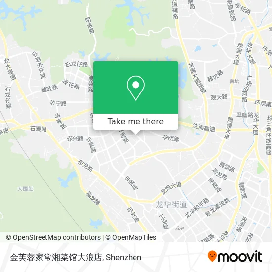 金芙蓉家常湘菜馆大浪店 map