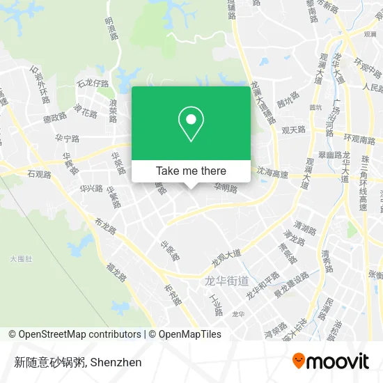 新随意砂锅粥 map