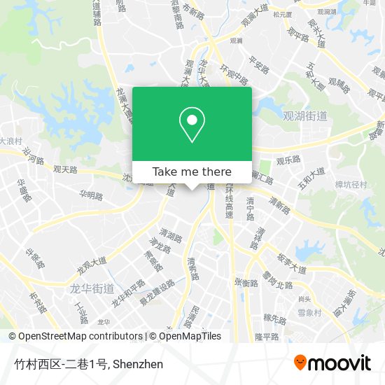 竹村西区-二巷1号 map