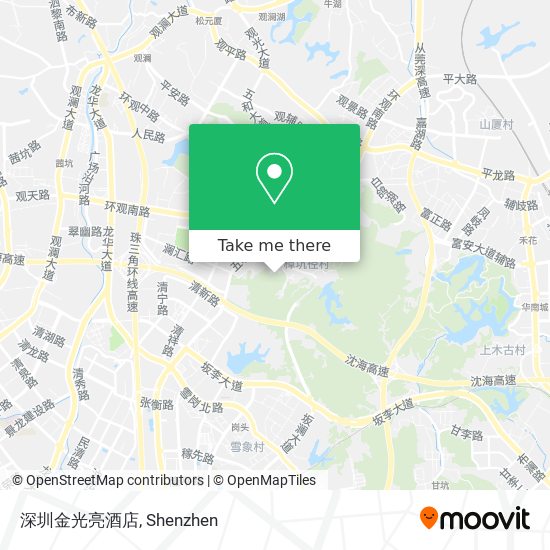 深圳金光亮酒店 map