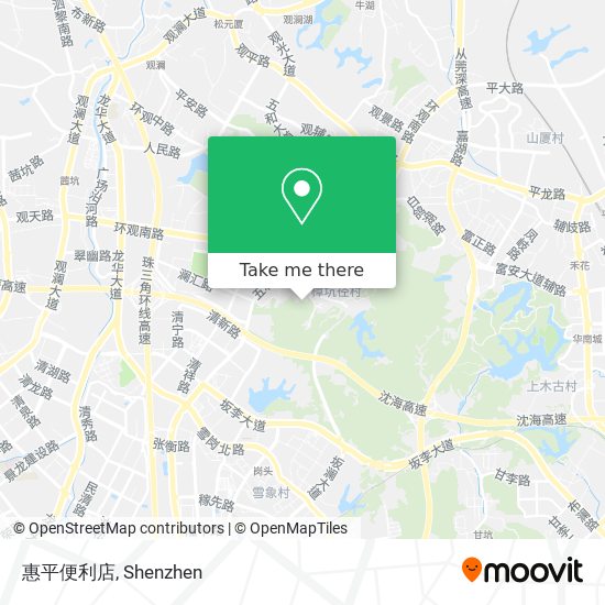 惠平便利店 map