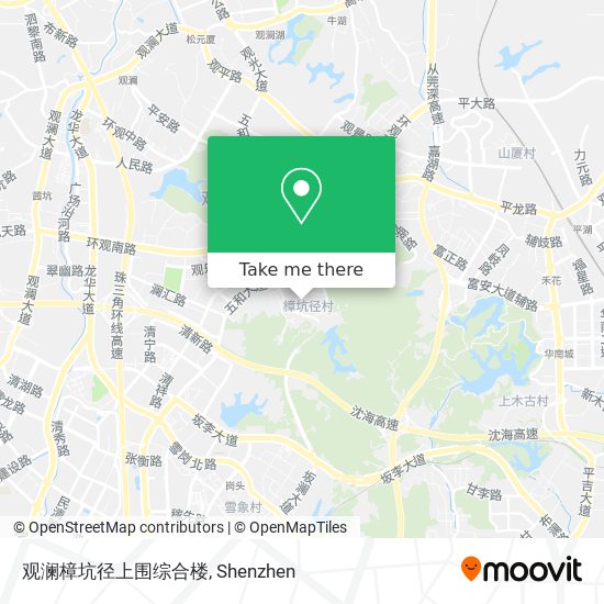 观澜樟坑径上围综合楼 map