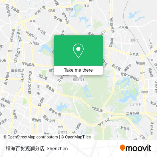 福海百货观澜分店 map