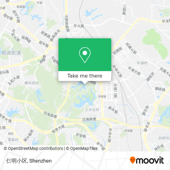 仨明小区 map