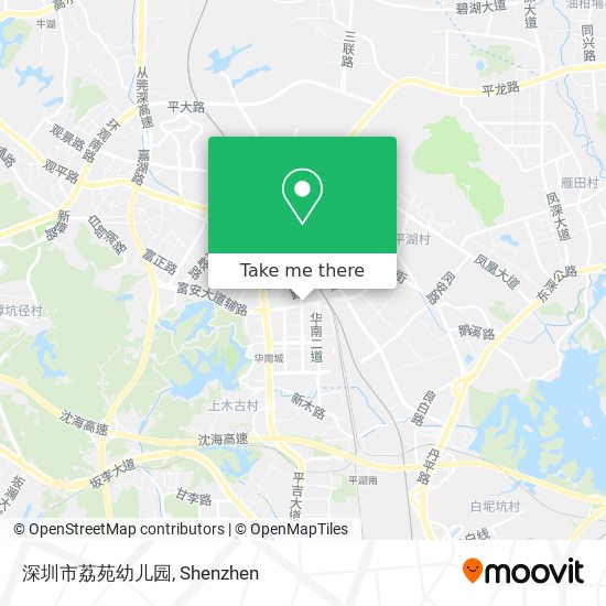 深圳市荔苑幼儿园 map