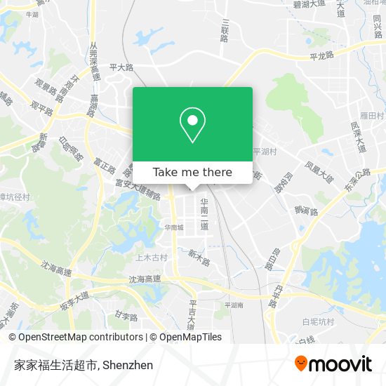 家家福生活超市 map