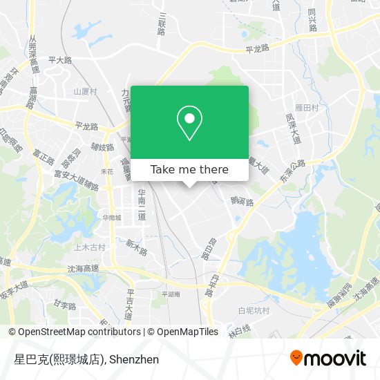 星巴克(熙璟城店) map