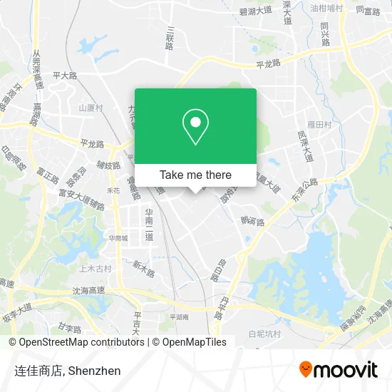 连佳商店 map