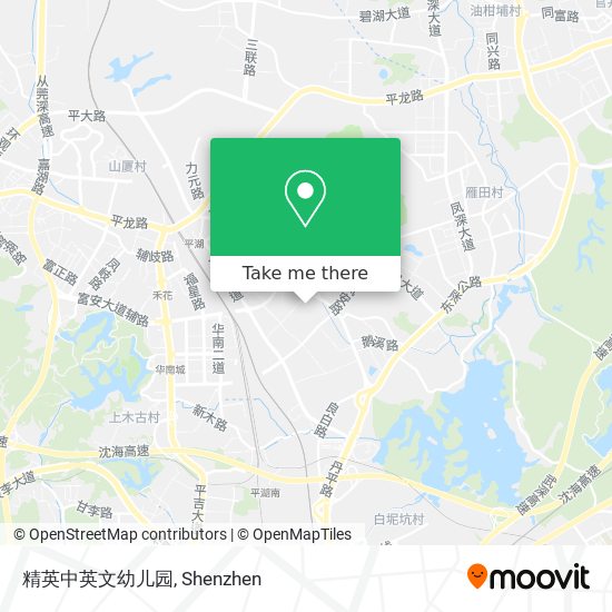 精英中英文幼儿园 map