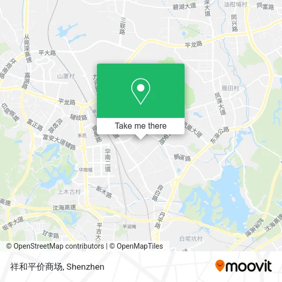 祥和平价商场 map