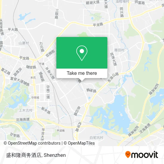 盛和隆商务酒店 map