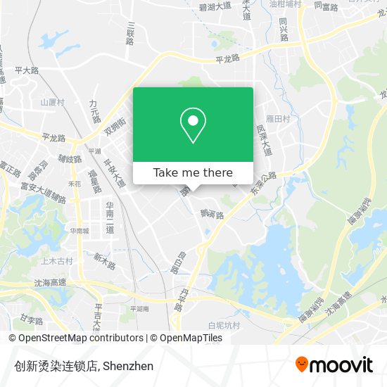 创新烫染连锁店 map