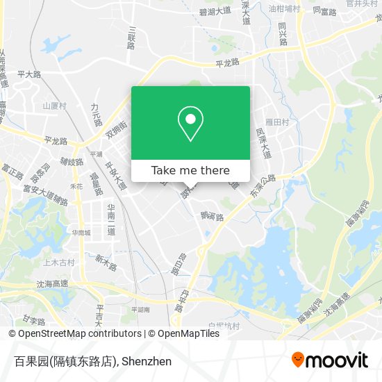 百果园(隔镇东路店) map