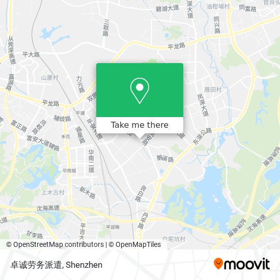 卓诚劳务派遣 map