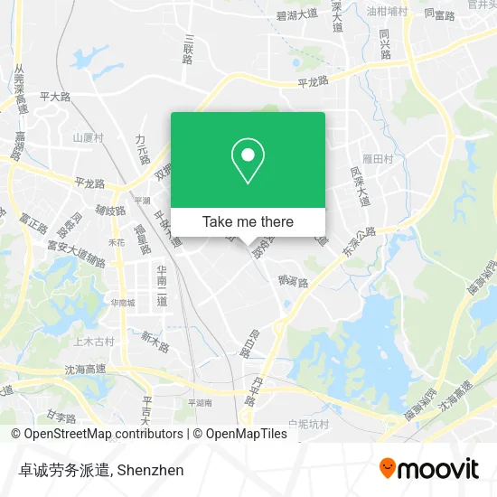 卓诚劳务派遣 map