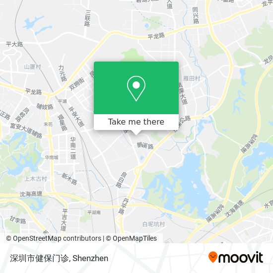 深圳市健保门诊 map