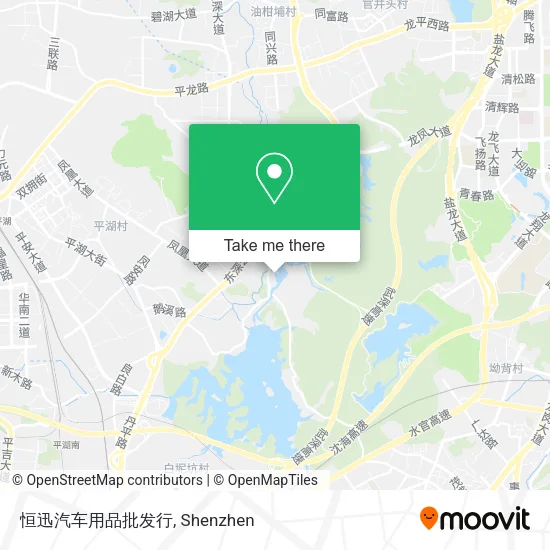 恒迅汽车用品批发行 map