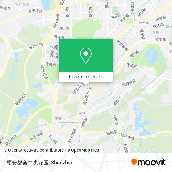颐安都会中央花园 map